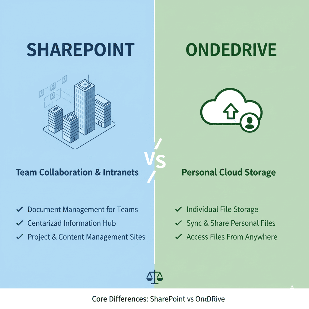 SharePoint vs OneDrive
