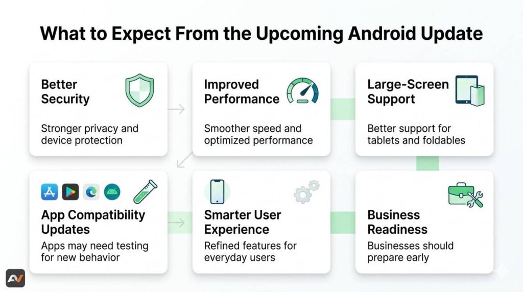 Upcoming Android Update